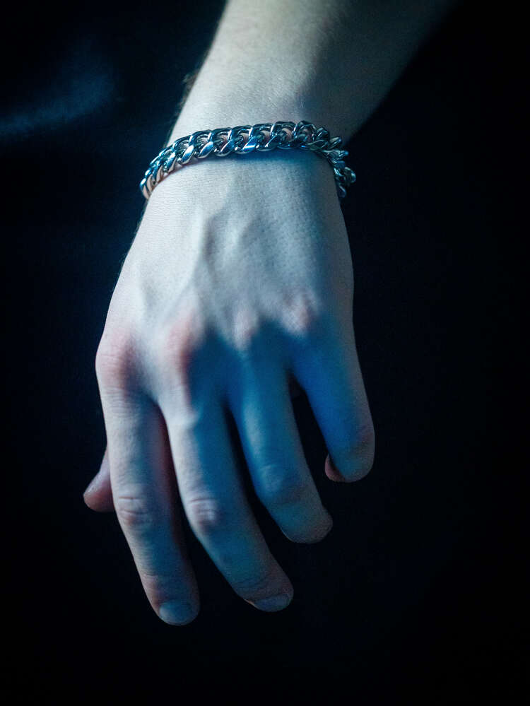 ÇELİK SILVER TAŞSIZ BRACELET (12MM)