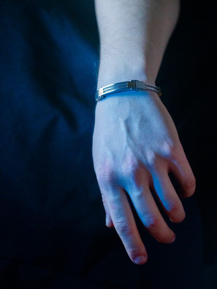 ICE-C " GOS" SILVER-GOLD BRACELET