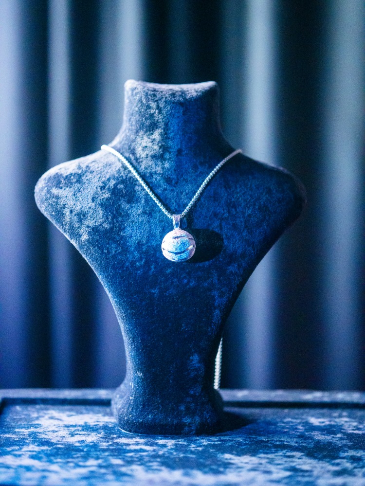 ICE “SILVERBALL” SILVER PENDANT