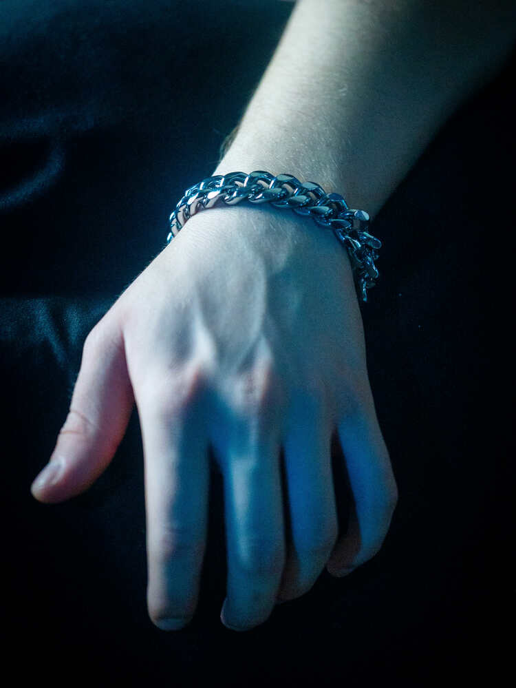 ÇELİK SILVER TAŞSIZ BRACELET (14MM)