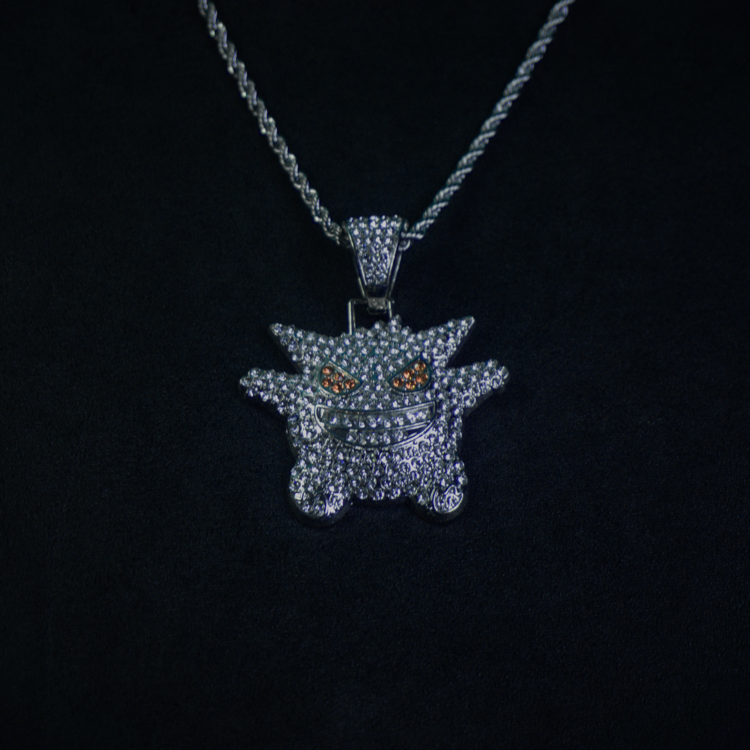 ICE-C "GENGAR SILVER" SILVER PENDANT