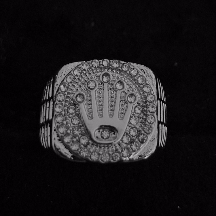ICE-C "KING" SILVER RING