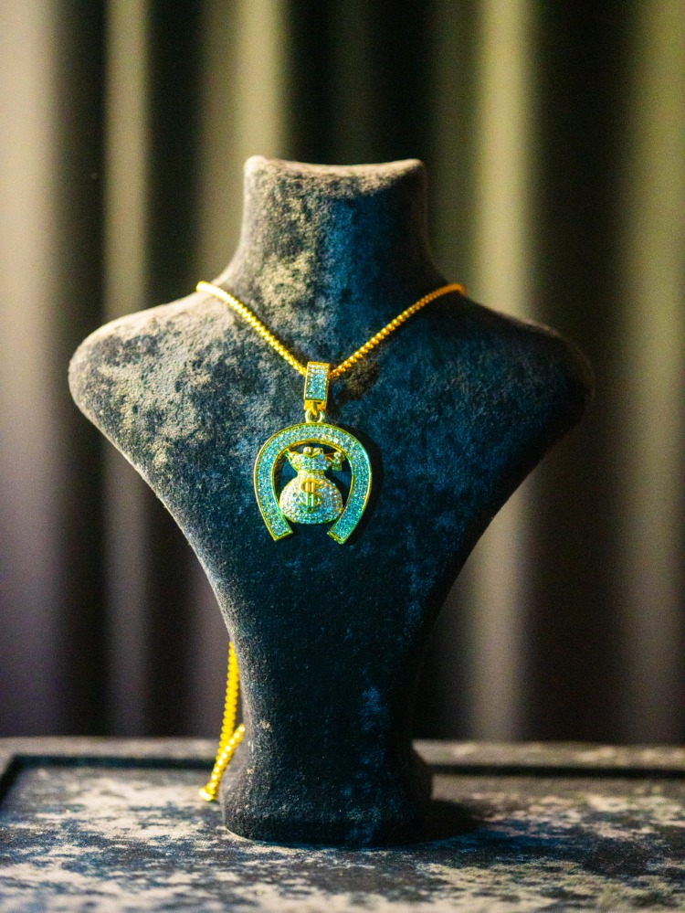 ICE-C "CASHMAG" GOLD PENDANT