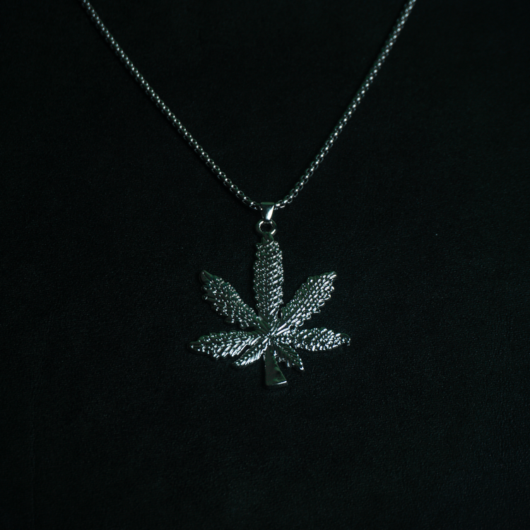 ICE "WD" SILVER PENDANT