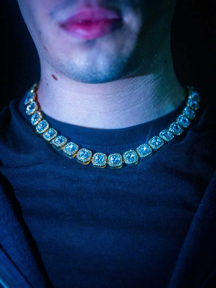GOLD BAGET CHAIN (45CM)