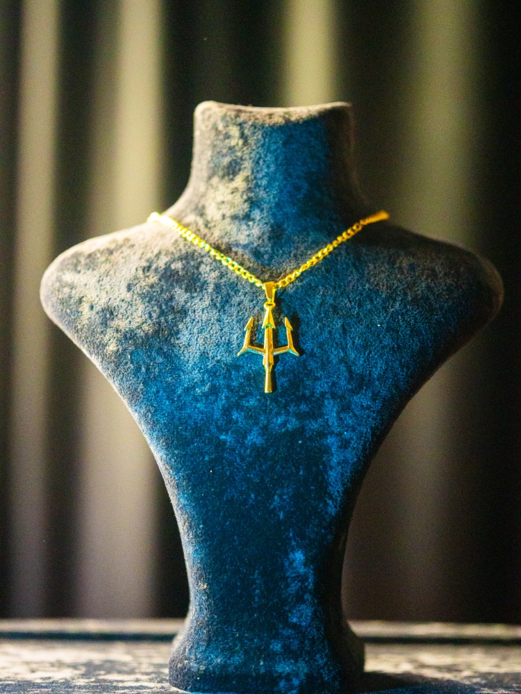 ICE-C "posedion" SILVER/GOLD PENDANT