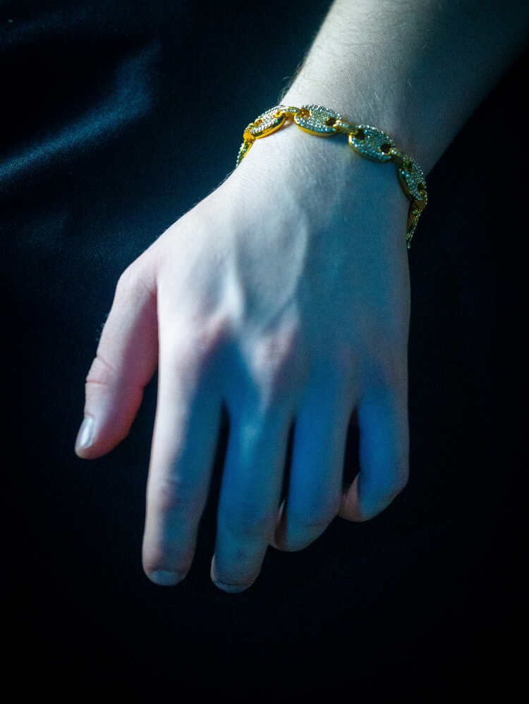 ICE-C "BEAN" GOLD BRACELET