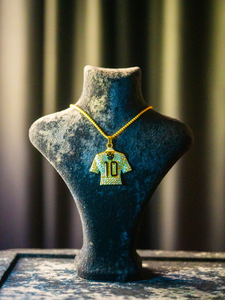 ICE-C "10" SILVER/GOLD PENDANT