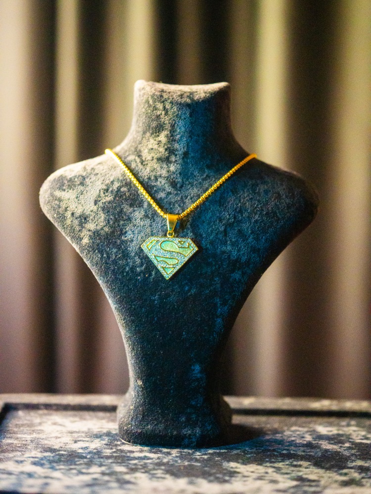 ICE-C "SUPERMAN" GOLD PENDANT