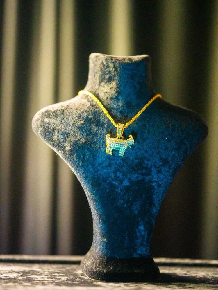 ICE "GO4T" SILVER/GOLD PENDANT