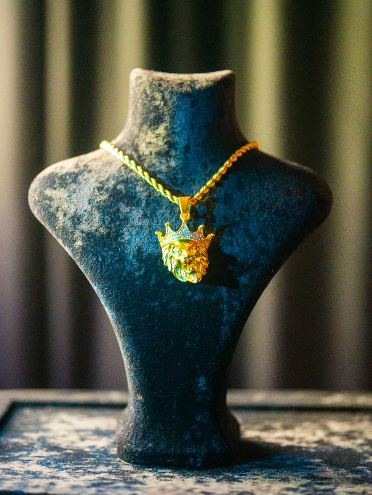 ICE-C "KING" GOLD PENDANT