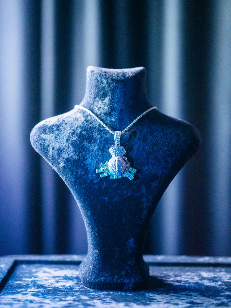 ICE-C "CASHBOX" SILVER PENDANT