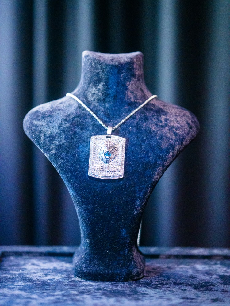 ICE-C "LION" SILVER ÇELİK PENDANT
