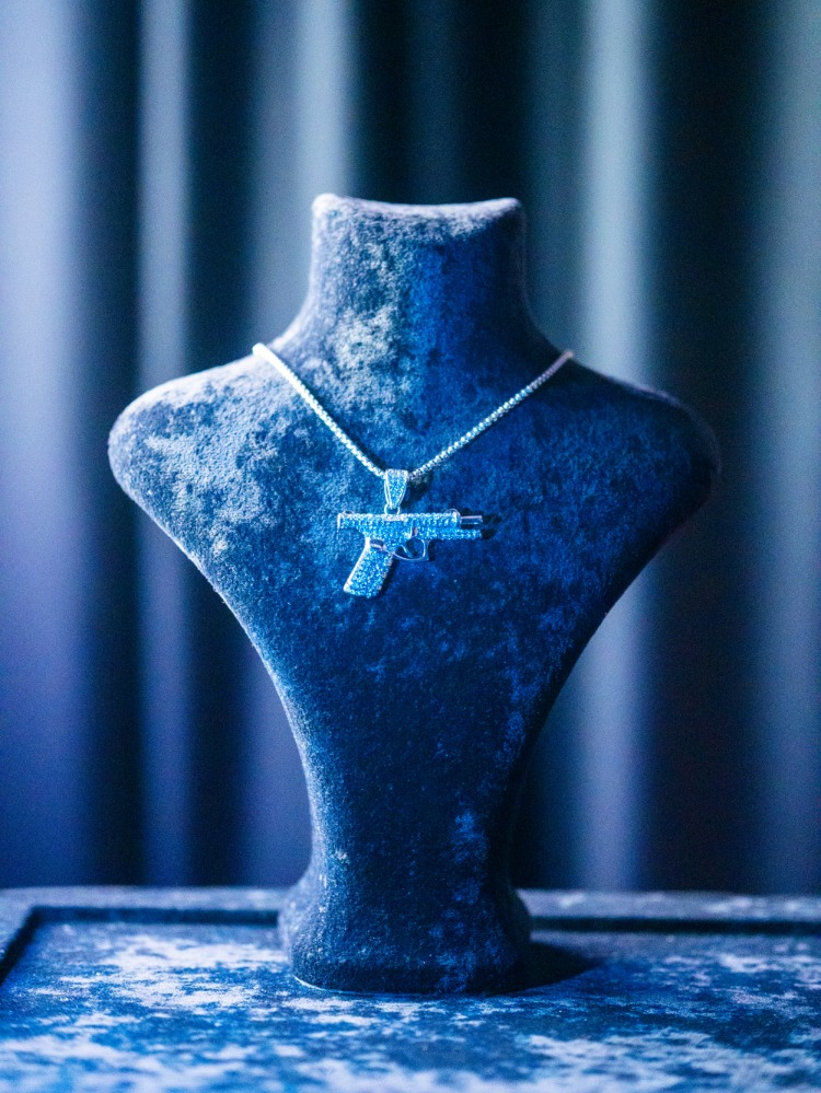ICE-C "glock" SILVER PENDANT