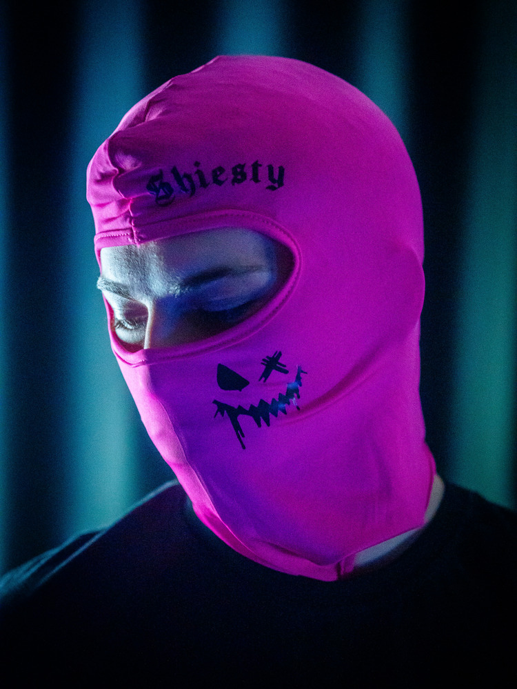 ICE-C "shiesty" PURPLE/ BLACK MASK