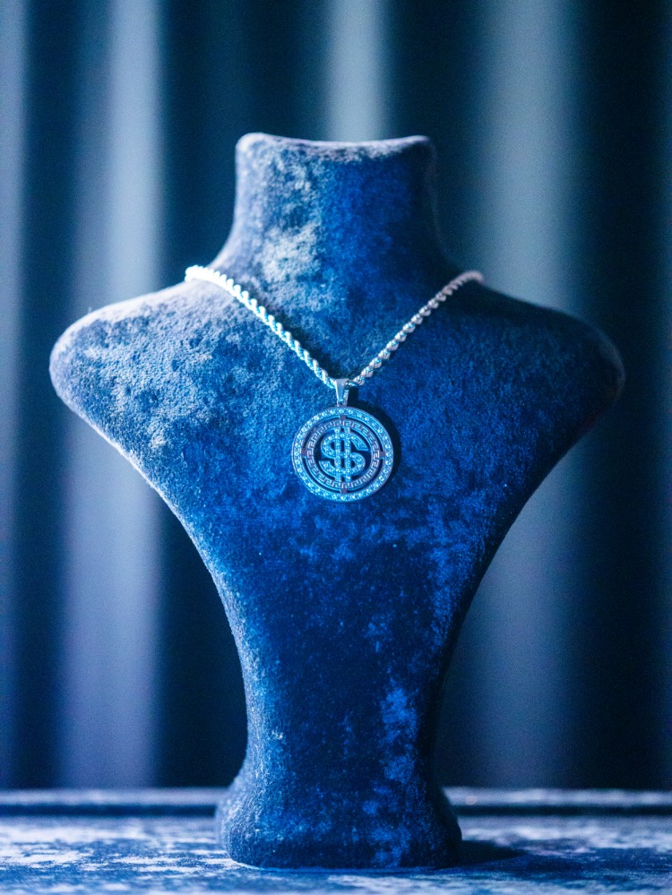 ICE “CENT” SILVER PENDANT