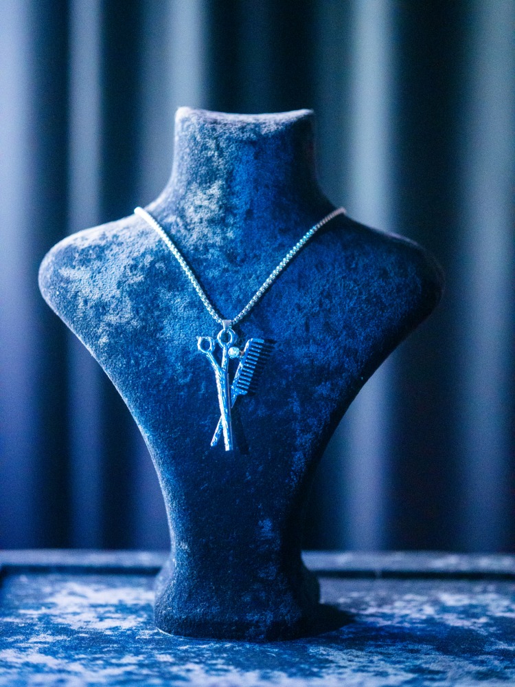 ICE-C "barber" SILVER PENDANT