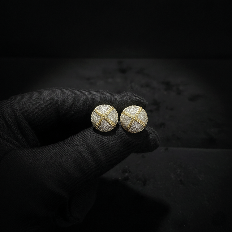 ICE-C "NINJA" GOLD EARRING