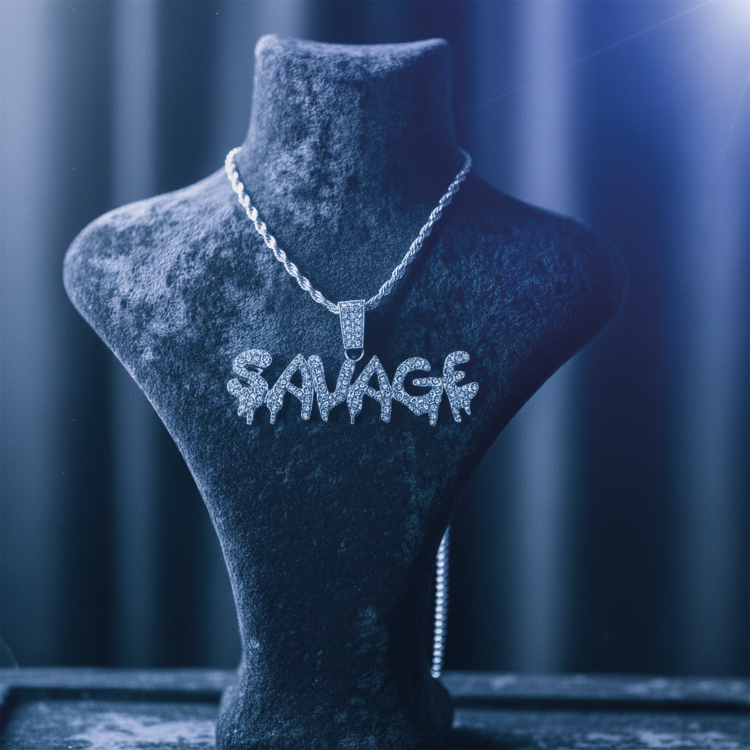 ICE-C "SAVAGE" SILVER PENDANT