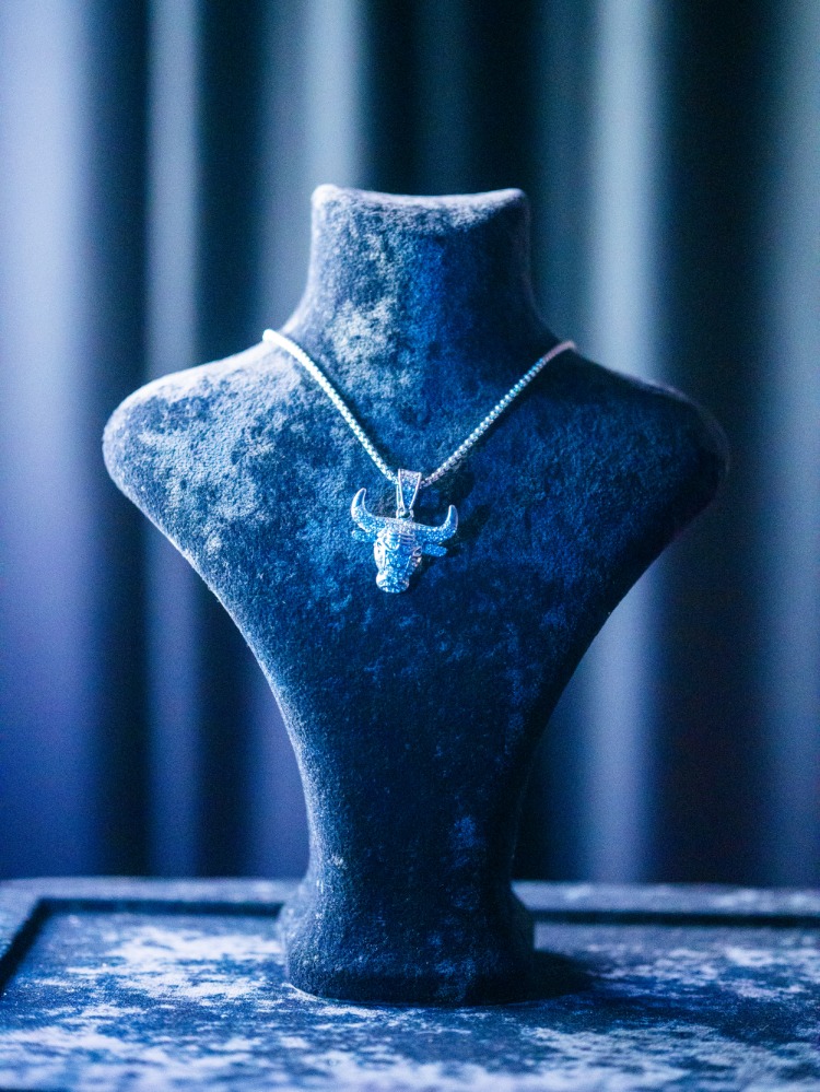 ICE-C "BUFF" SILVER/GOLD PENDANT