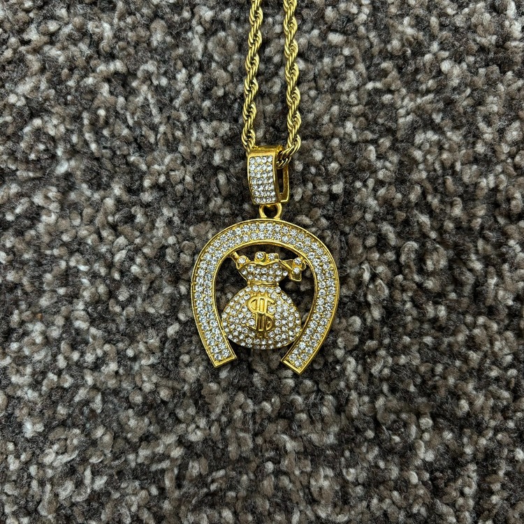 ICE-C "CASHMAG" GOLD PENDANT
