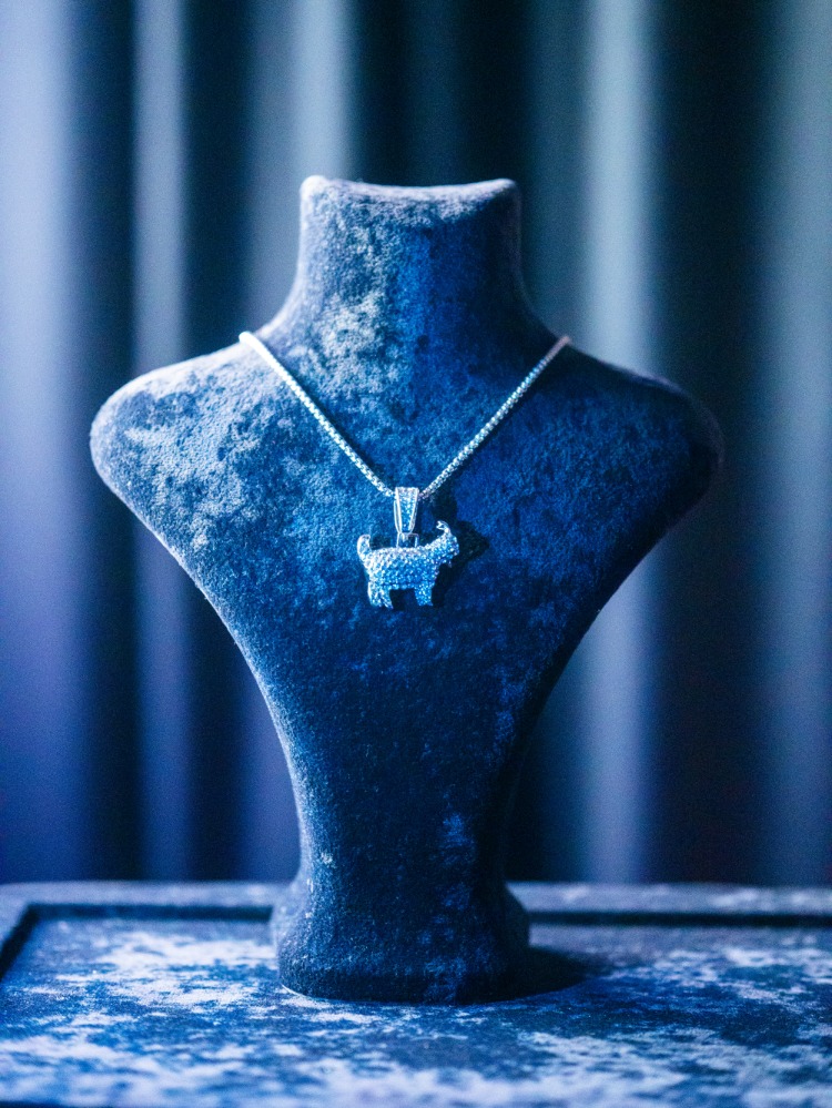 ICE "GO4T" SILVER/GOLD PENDANT