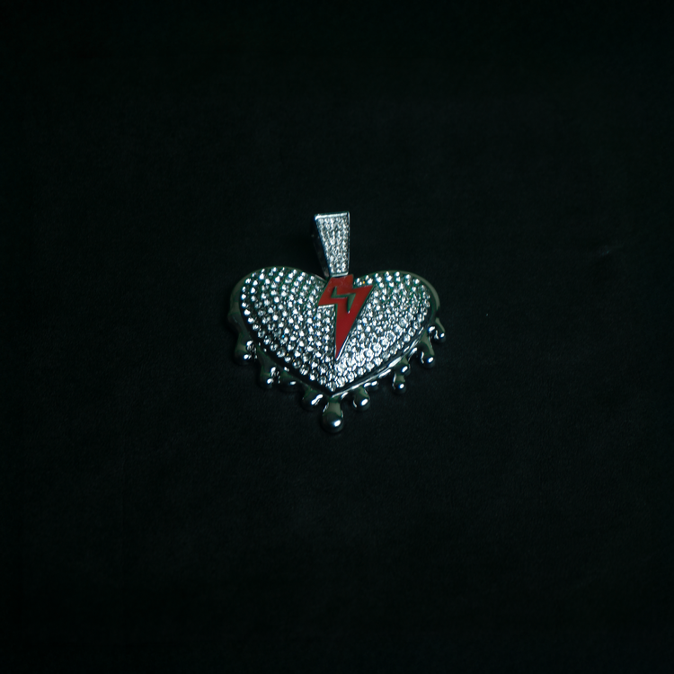 ICE "HRT" SILVER PENDANT