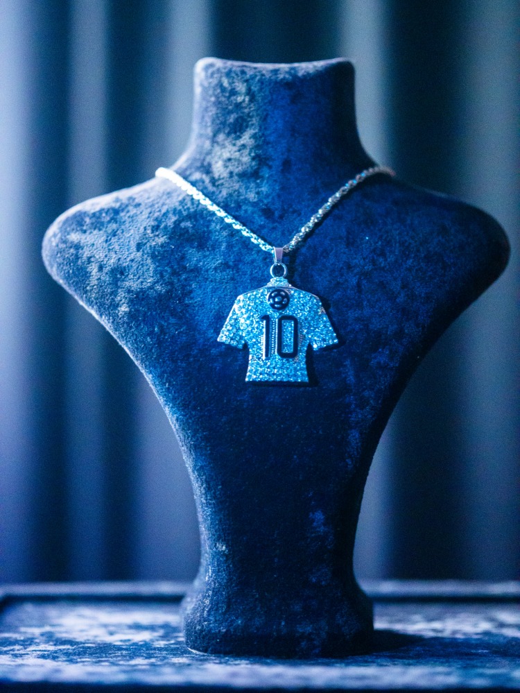 ICE-C "10" SILVER/GOLD PENDANT