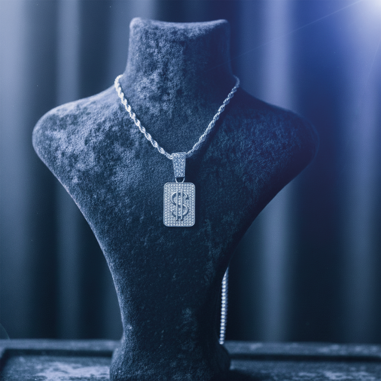 ICE-C "CASH" SILVER PENDANT