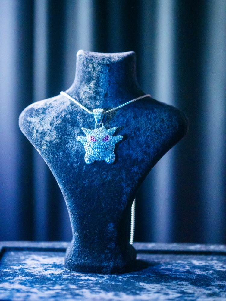 ICE-C "GENGAR SILVER" SILVER PENDANT