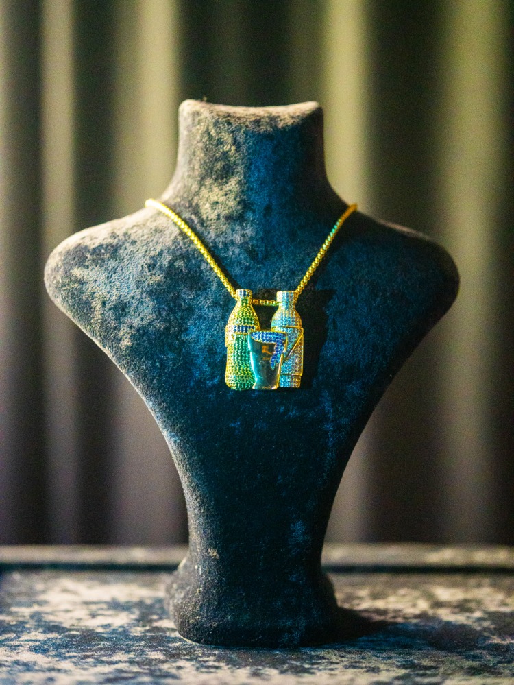 ICE-C "SPRTE" GOLD PENDANT
