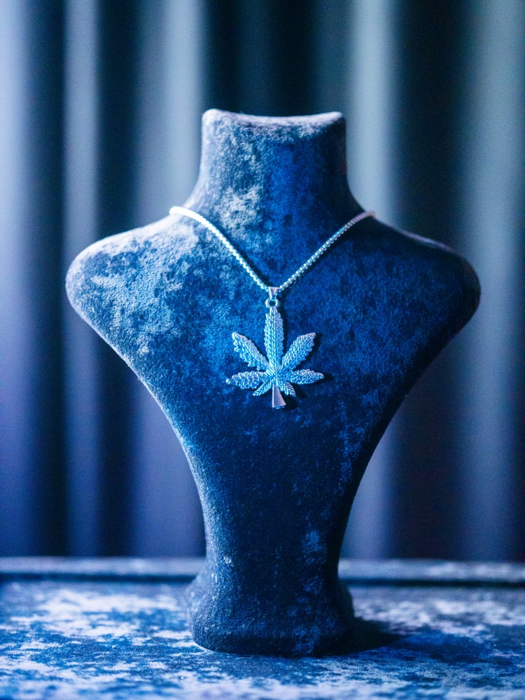 ICE "WD" SILVER PENDANT