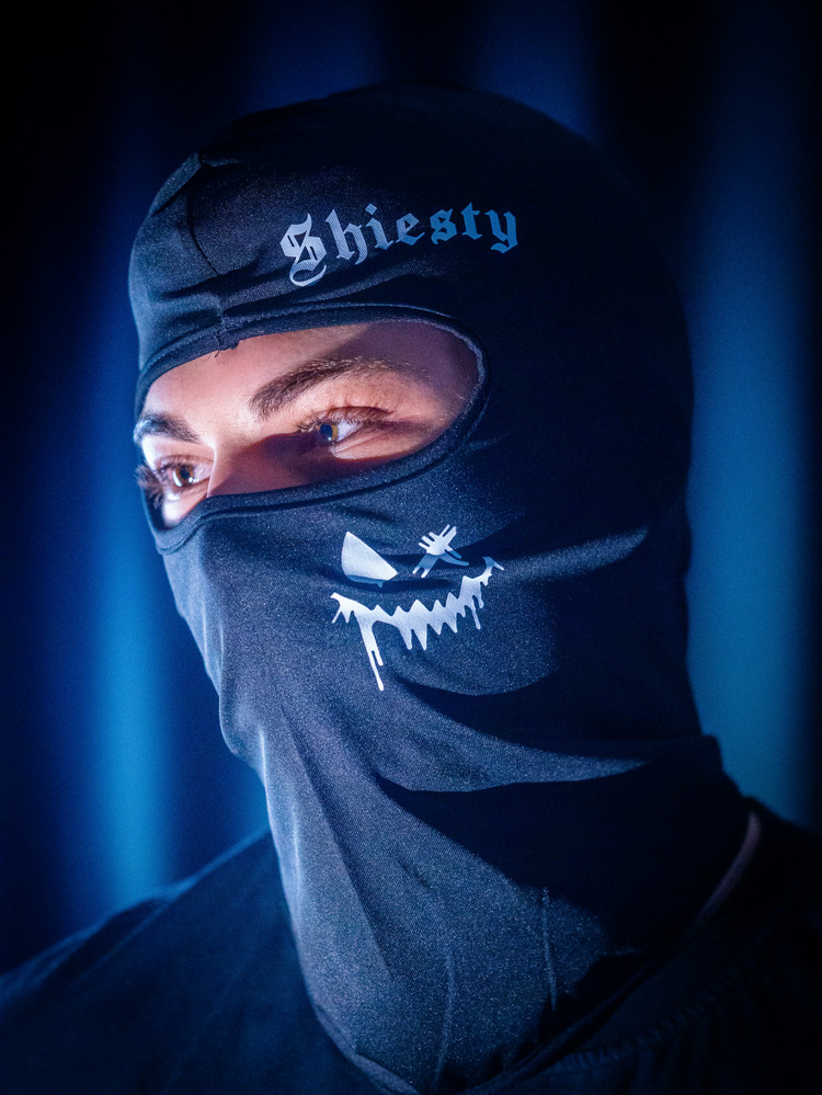 ICE-C "shiesty" PURPLE/ BLACK MASK