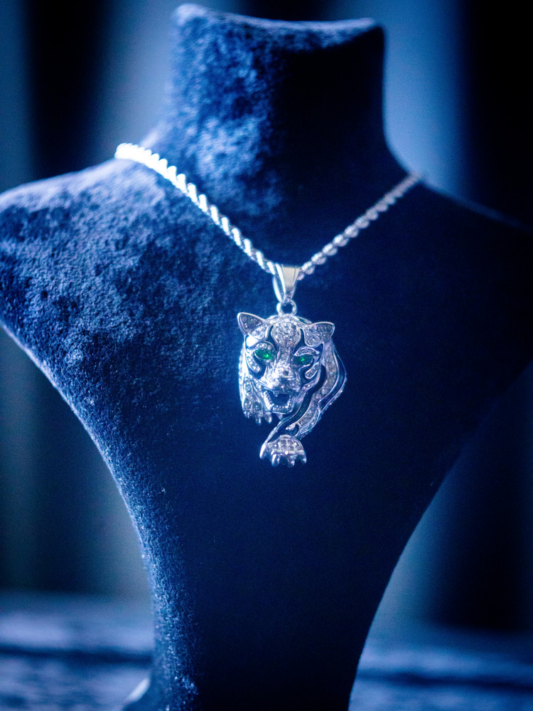 ICE-C "TIGER" SILVER ÇELİK PENDANT