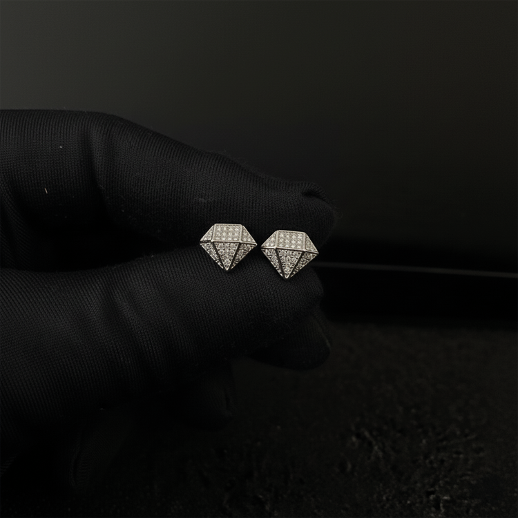 ICE “DIA” SILVER EARRING