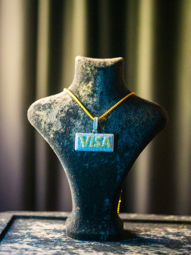 ICE "VISVIS" SILVER PENDANT
