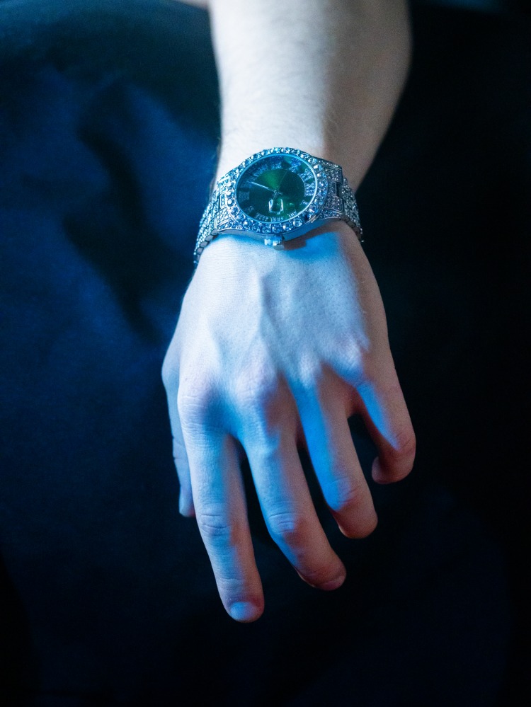 ICE “GREEN ROLLIE” SILVER-GREEN WATCH