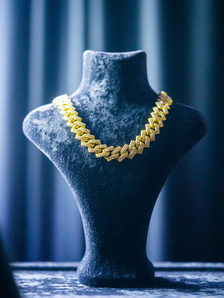 SİLVER/GOLD PRONG CHAIN (60CM)