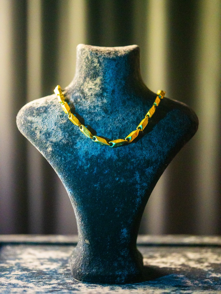 ICE-C "SKULL" GOLD ZINCIR