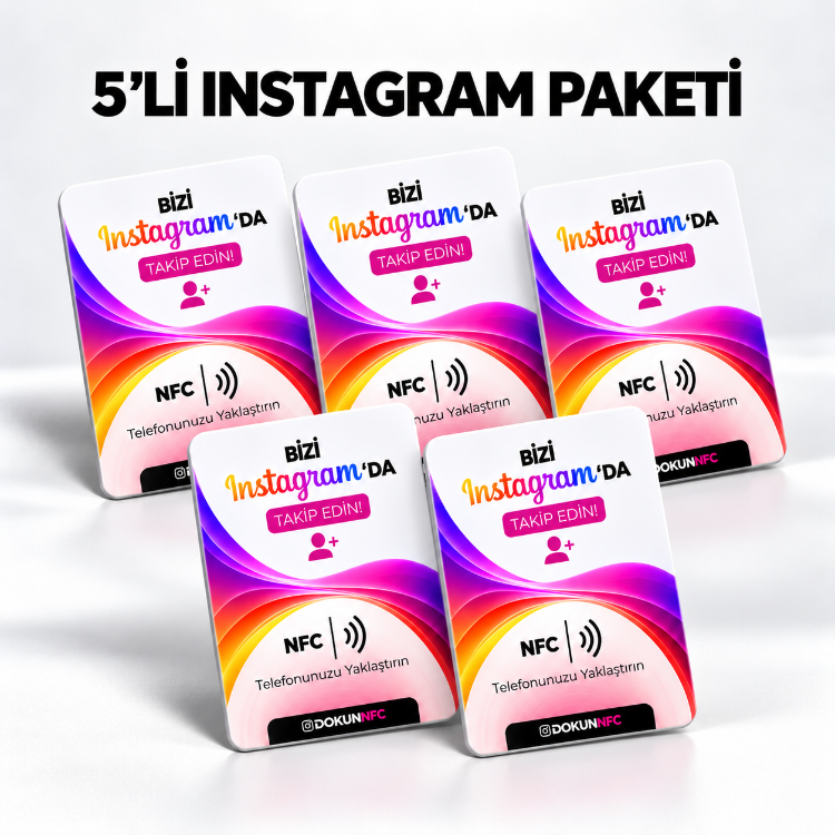 5’li Instagram Paketi 15x10 cm