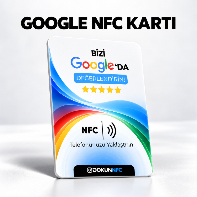 Google NFC Kartı 15x10 cm