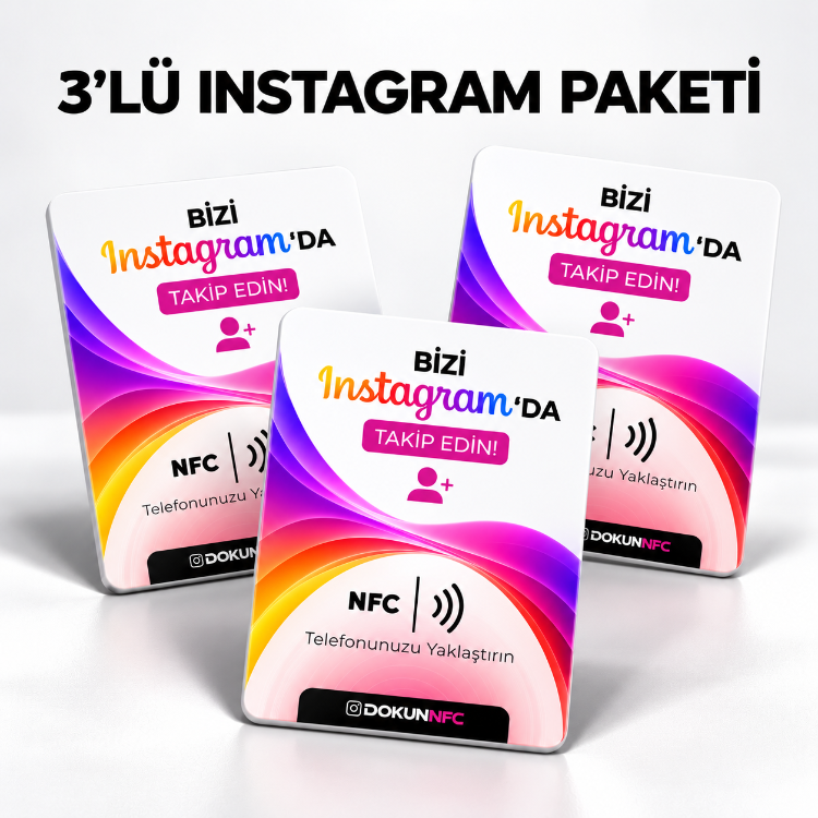 3’lü Instagram Paketi 15x10 cm