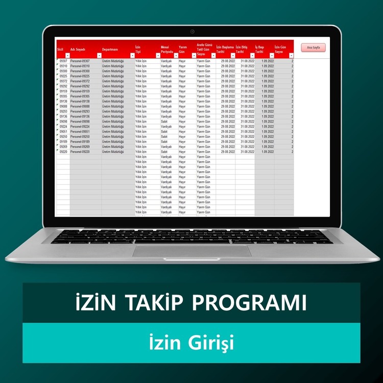 İZİN TAKİP PROGRAMI