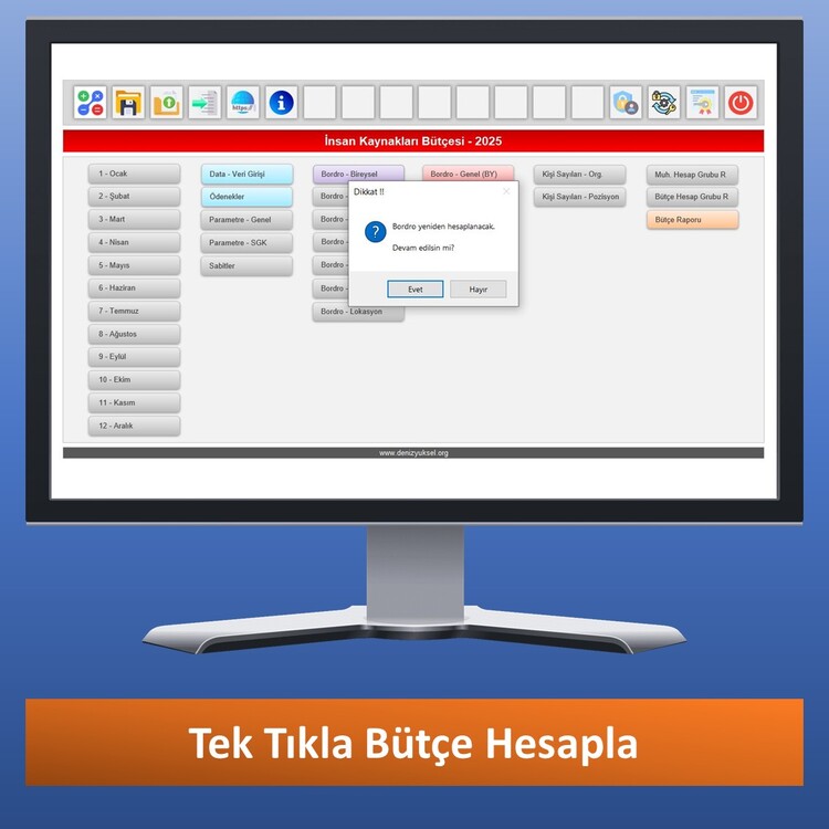 Profesyonel İK Bordro & Bütçe Hesaplama Programı