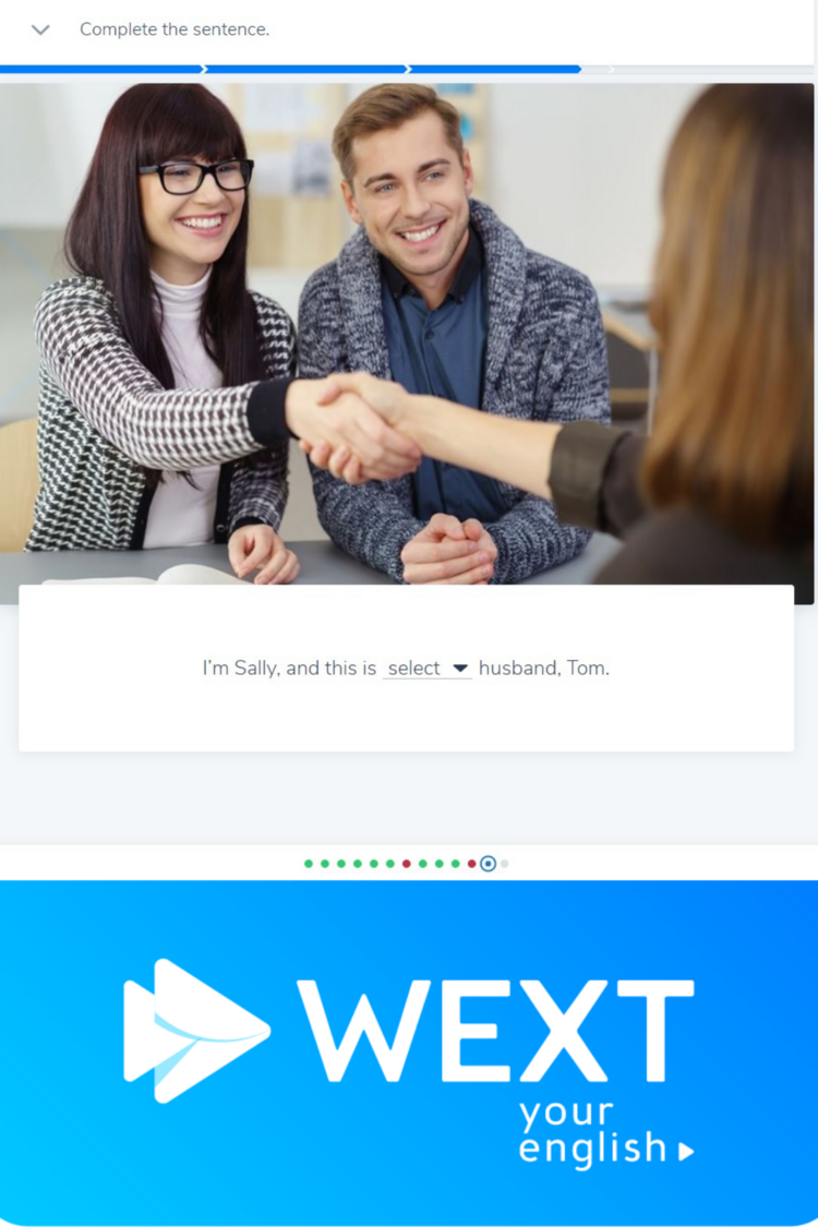 WEXT A1 Seviyesi İngilizce Öğrenme Platformu (Beginner)