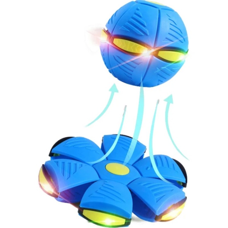 Işıklı Sihirli Zıplayan Top - Şekil Değiştiren Flat Ball Disk