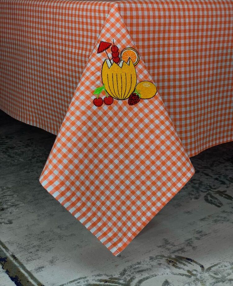 PetitKare Pamuk Masa Örtüsü