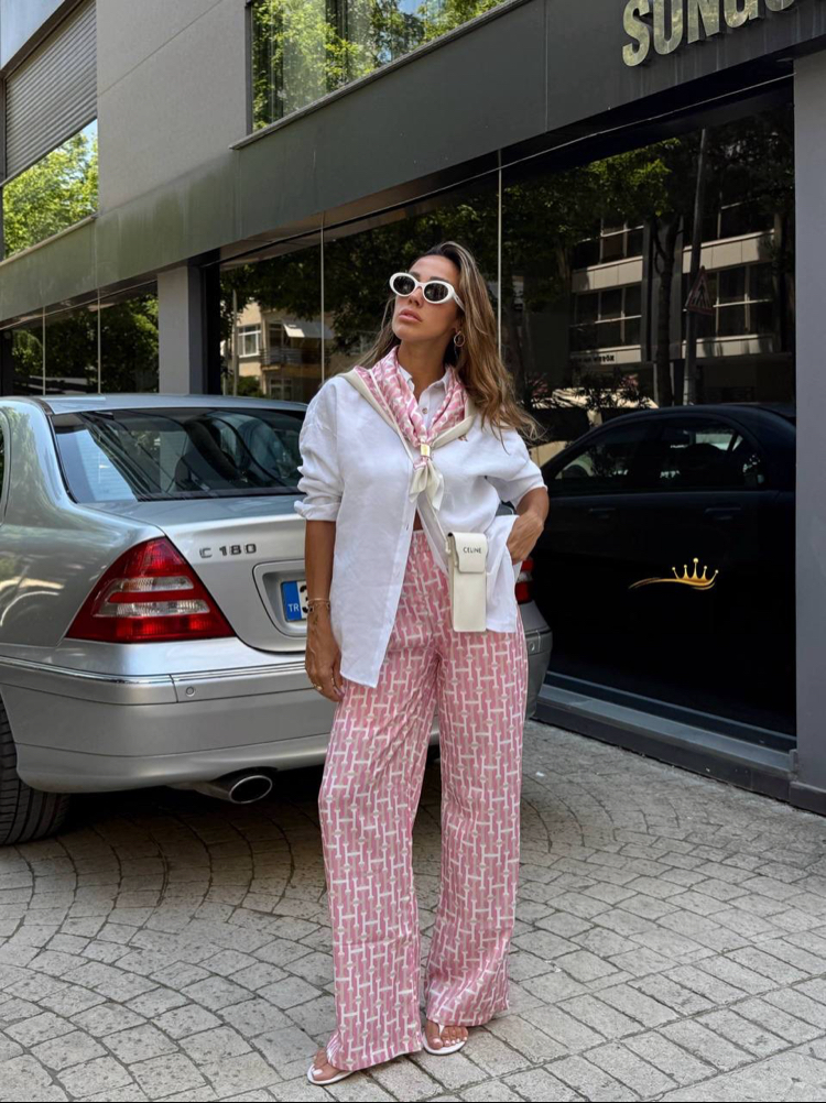 Hermes Pink İthal 3’lü Takım