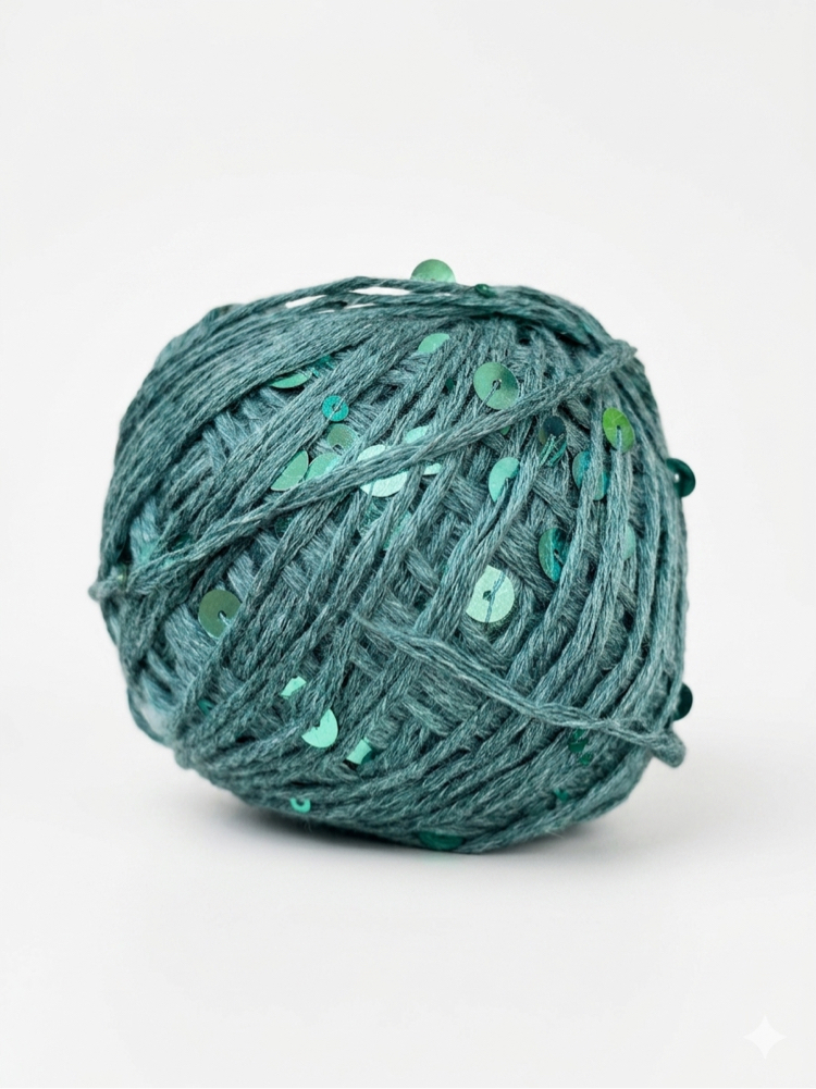 HİCAZ %100 COTTON (PAMUK) PULLU İP ( 100 GRAM )