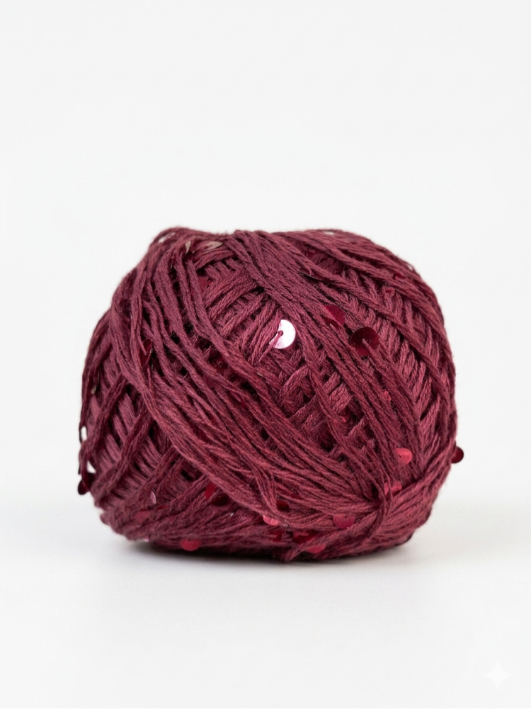 HİCAZ %100 COTTON (PAMUK) PULLU İP ( 100 GRAM )
